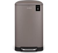 Les Collectors no 883 Poubelle, Taupe, 40 litres, Poubelle à pédale, Poubelle à pédale