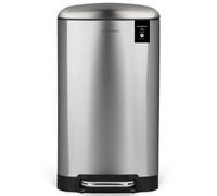 Les Collectors Poubelle à pédale N°712 / Inox/argent, 30 L/seau intérieur amovible/rectangulaire