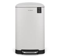 Les Collectors no 828 Poubelle, Blanc, 40 litres, Poubelle à pédale, Poubelle à pédale