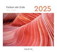 Les couleurs de la terre - Calendrier KUNTH 365 jours à effeuiller 2025 : inspiration quotidienne en image et texte. Calendrier à suspendre ou à poser.