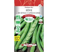 Les doigts verts Graines fèves de Séville Longues cosses Bio 100g
