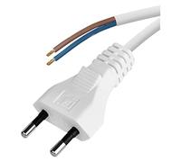 Les eMOS Flexo-câble PVC 0,5 mm, 2 x 2 m, Blanc, Bois h1 h03 vVH2-f hY020-f