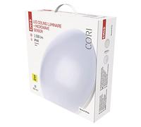 Les emos zm3412, lampe LED nachgesetzte Cori avec capteur MW IP44 18 W NW, acier, blanc, 40 x 11, 5 x 40 cm