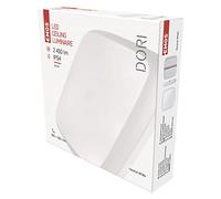 Les emos zm4314, lampe LED nachgesetzte Dori, Carré 24 W Blanc Neutre IP54, plastique, White, 28 x 4,8 cm