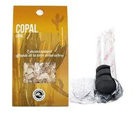 Les Encens du Monde Résine de Copal à brûler + Rouleau de 10 charbons