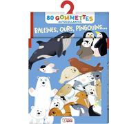 Les gommettes ours pingouins phoques - Enfant - 80 Autocollants repositionnables - Dès 3 ans - Stickers