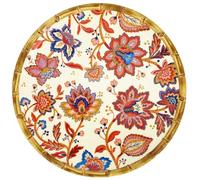 Les Jardins de la Comtesse - Assiette plate en mélamine fleuris Ø 28 cm - Collection Jaipur