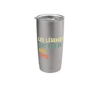 Les Légendes Sont Nées En Mai 1973 Gobelet isotherme en acier inoxydable double paroi