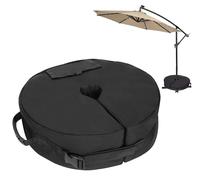 Les parasols peuvent peser jusqu'à 40 kg ; les sacs de sable servent de lest pour les pieds de parasol (le sable n'est PAS fourni).