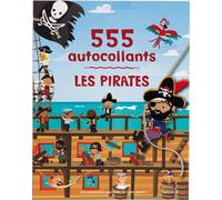 Les Pirates - 555 autocollants - Dan Crisp - Babiroussa - broché - Document jeunesse dès 3 ans