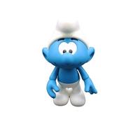 Les Schtroumpfs - Figurine Schtroumpf Blanc et Bleu Flocked 19 cm