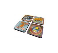 Les Simpsons - 4 Sous-Verres Taverne De Moe