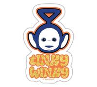 Les Télétubbies Tinky Winky En Design Pailleté Autocollant Sticker