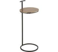 Les Tendances Table d'appoint aluminium noir et doré Tania D 25 cm Doré G