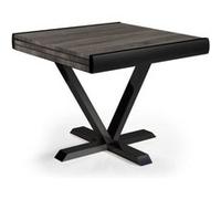 Menzzo Table à manger extensible - Bois vintage