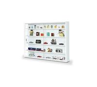 Les Tendances Vitrine murale pour miniatures 5 niveaux bois blanc Colec