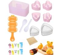 Les-Theresa Moules à Sushis, Moule à Riz Pour Onigiri, Moule à Boule De Riz, DIY Moule Pour Onigiri Moule Sushi Accessoires Pour Restaurants Sushi, Cuisine Japonaise, Maison, Camping