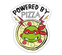 Les Tortues Ninja Powered By Pizza Autocollant Sticker