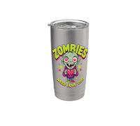 Les zombies ont besoin d'amour, un zombie trop mignon pour la Saint-Valentin Gobelet isotherme en acier inoxydable double paroi