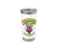 Les zombies ont besoin d'amour, un zombie trop mignon pour la Saint-Valentin Gobelet isotherme en acier inoxydable double paroi
