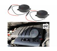 Lescars 2 dispositifs anti-martre à ultrasons 118 dB pour batterie de voiture 12 V
