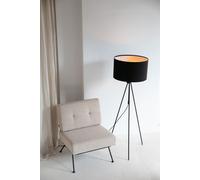 Lesley - Lampadaire - Fer - Noir