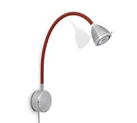 less’n’more ATHENE Applique murale avec câble d’alimentation, LED, A-BWL2-V-KA-FTR,