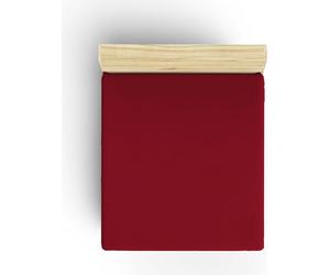 L'Essentiel Linge de Maison, Maroon, Ranforce Single Small Drap-housse (FR), Marron, 100 % COTON, 90 x 190+30 cm