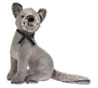 lesser and pavey LP47319 Butée de porte en similicuir Motif chat Gris