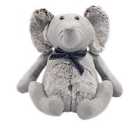 lesser and pavey LP48879 Butée de porte en simili cuir Motif éléphant Gris