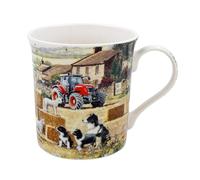 Lesser & Pavey Mug Collie & Sheep | Tasses à café en céramique pour la maison ou le travail | Tasses au design haut de gamme pour toutes les occasions | Jolies tasses pour thé, café et boissons