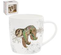 Lesser & Pavey Simon Sloth Mug | Tasses à café en céramique pour la maison ou le travail | Tasses au design haut de gamme pour toutes les occasions | Conçu par Bug Art Lovely Mugs pour le thé, le café