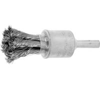 Lessmann Brosse à poils tressés Fil INOX, ⌀ de la brosse x épaisseur des poils : 19 x 0,15 mm