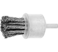 Lessmann Brosse à poils tressés Fil INOX, ⌀ de la brosse x épaisseur des poils : 28 x 0,50 mm