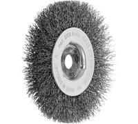 Lessmann Brosse ronde à une rangée Fil INOX 0,30 mm, ⌀ de la brosse x largeur de la brosse : 100 x 12 mm