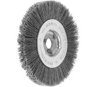 Lessmann Brosse ronde à une rangée microabrasive 0,6 mm, SiC 320, largeur de brosse-⌀x : 100X12 mm