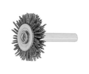 Lessmann Lessmann Brosse circulaire sur tige micro-abrasive, SiC grain 120,⌀ brossexlargeur brosse: 30X6 mm Quantité:1