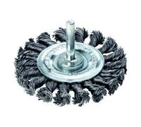 Lessmann Lessmann Brosse circulaire sur tige torsadée Fil d’acier 0,50 mm, Type: 75X10 Quantité:1