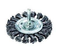 Lessmann LESSMANN Brosse circulaire sur tige torsadée, fil INOX 0,50 mm, Type: 75X10 Quantité:1