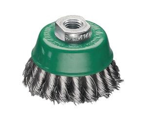 Lessmann Zopf-Topfbürste (Ø 65 mm, 18 Zöpfe, Besatzmaterial Ø 0,35 mm, M14)