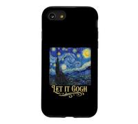 Let It Gogh Peinture Amusante Histoire de la Nuit étoilée Coque pour iPhone SE (2020) / 7/8