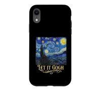 Let It Gogh Peinture Amusante Histoire de la Nuit étoilée Coque pour iPhone XR