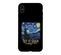 Let It Gogh Peinture Amusante Histoire de la Nuit étoilée Coque pour iPhone XS Max