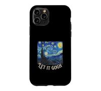 Let It Gogh Peinture d'histoire Amusante Nuit étoilée Coque pour iPhone 11 Pro