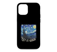 Let It Gogh Peinture d'histoire Amusante Nuit étoilée Coque pour iPhone 12/12 Pro