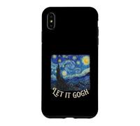 Let It Gogh Peinture d'histoire Amusante Nuit étoilée Coque pour iPhone XS Max