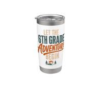 Let The 6th Grade Adventure Begin Sixth Grade Back To School Gobelet isotherme en acier inoxydable double paroi