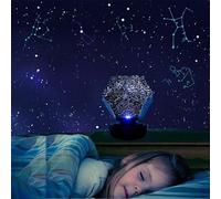 LetCart Jouez avec la lampe de projection du ciel étoilé, projecteur romantique et rêveur rotatif plein d'étoiles, veilleuse créative, modèle USB tricolore
