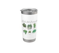 Let's Be Fronds Meme Funny Frond Plant Friends Gobelet isotherme en acier inoxydable double paroi