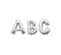 Letter B Supershape Silver Foil Balloon 34"/"86cm -